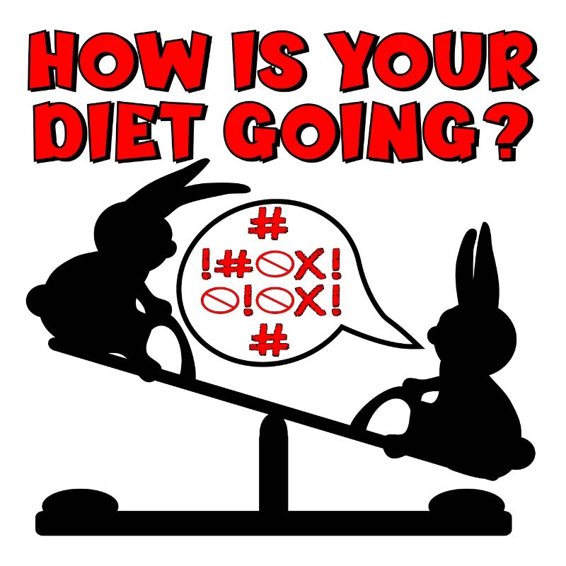 HOW IS THE DIET GOING - RABBITS FUNNY