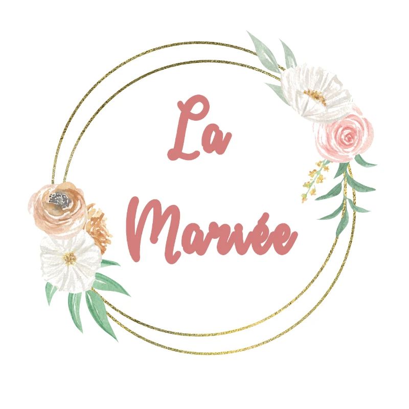 La Mariée - frame or et fleurs