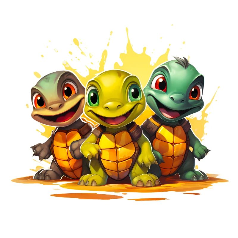 Baby turtles squad