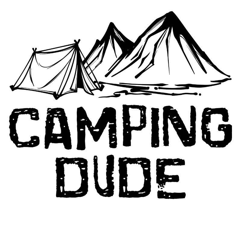 Tentes Déclaration Camping Randonneur Montagnes Camper