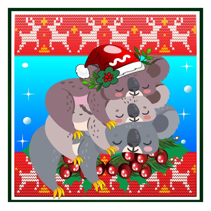 PULL DE NOËL MOCHE - KOALA BEAR FAMILY