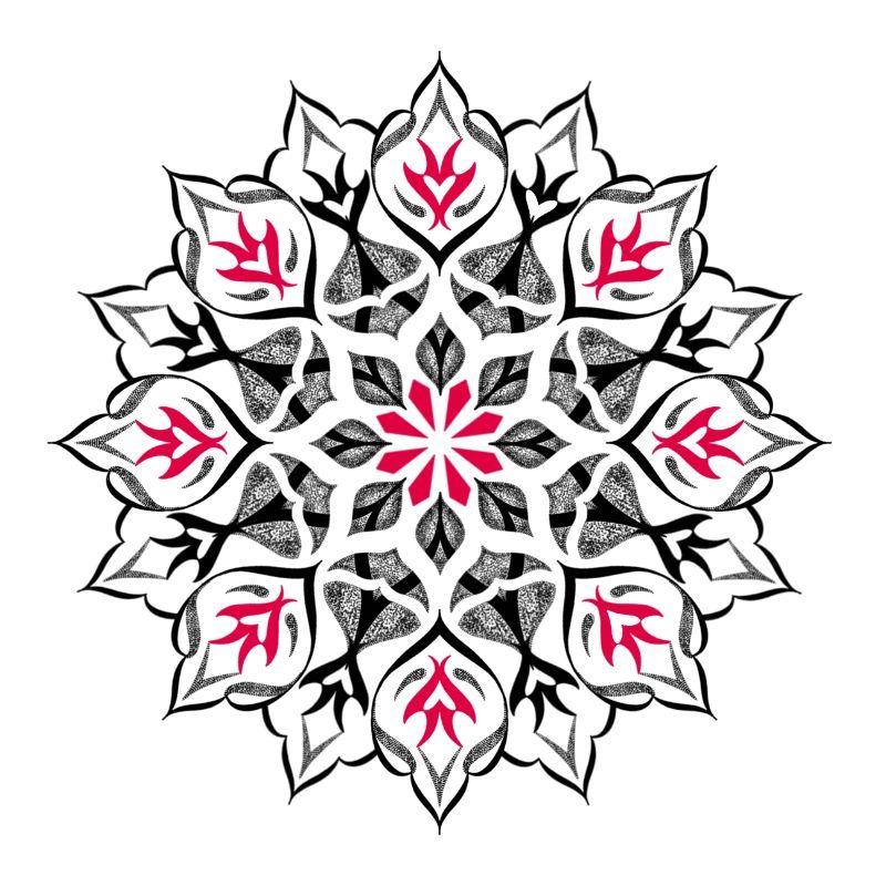 Dotwork Mandala-Design