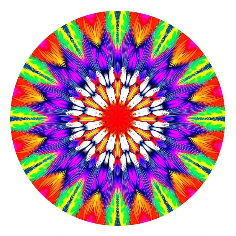 Kaléidoscope Mandala Couleur Rush