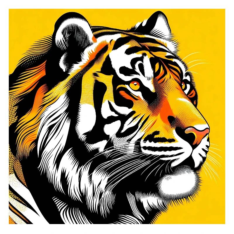 Tiger Pop Art