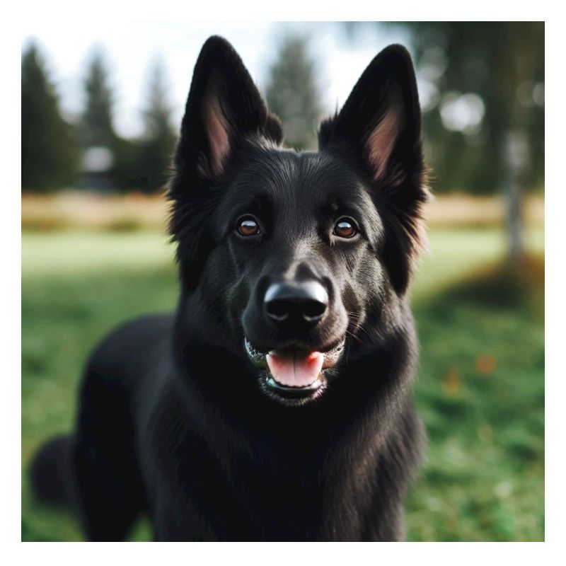 Black German Shepherd