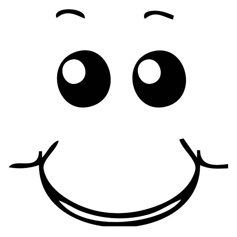 Visage souriant