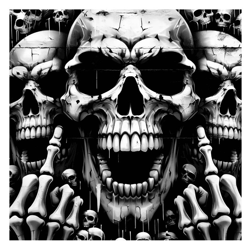 Rock 'n' Roll-Design > Skelettköpfe Statement >