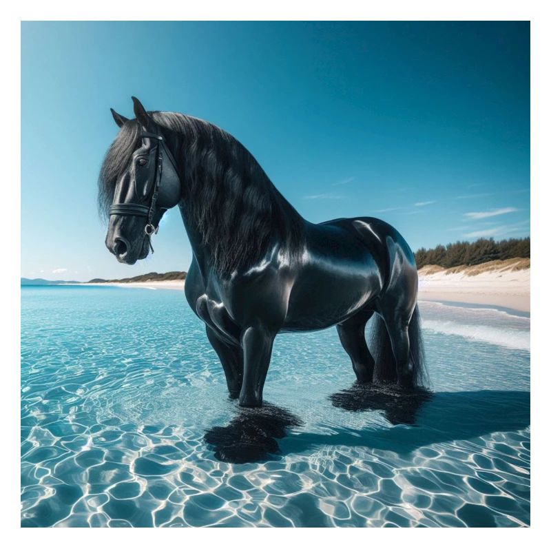 Cheval dans l’eau