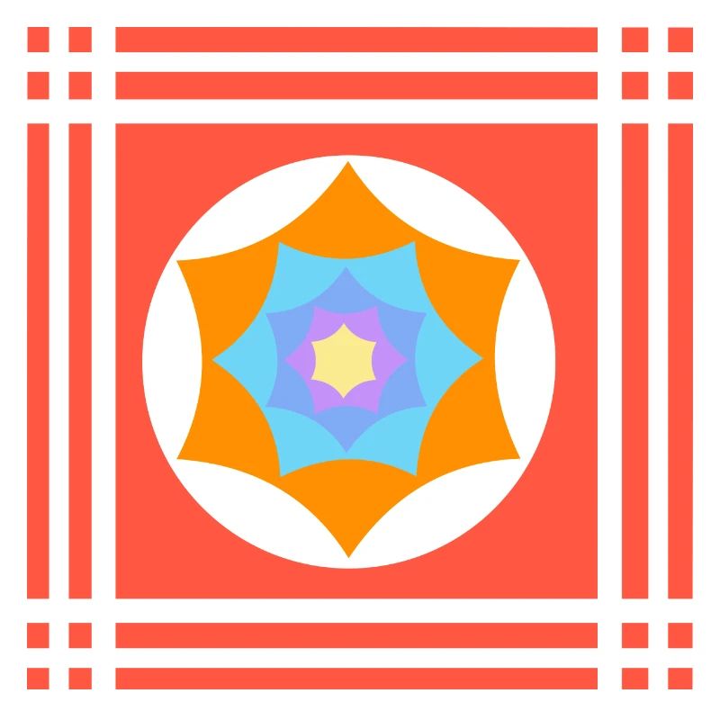 Farbenspiele mit Stern