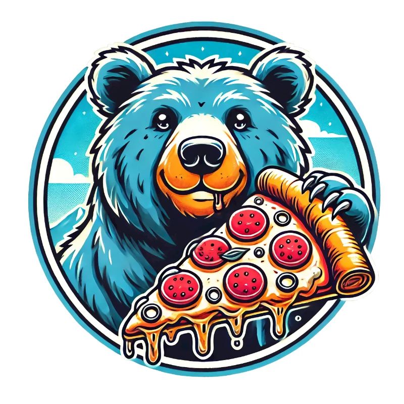 Pizza bear design