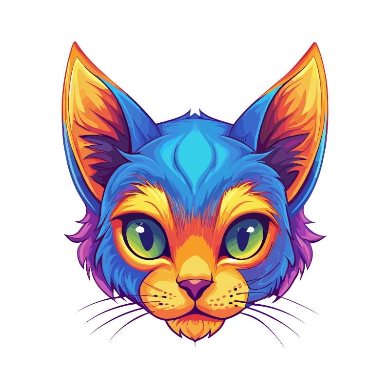 Chat Pixie Bob Race de chat Dessin animé Kawaii Animal de compagnie