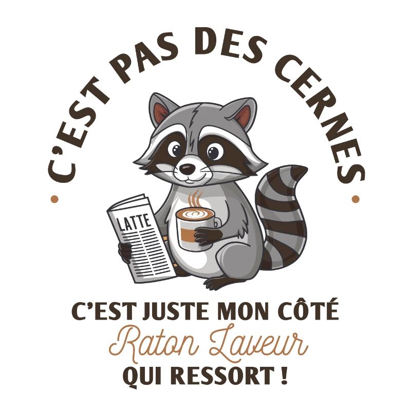 C'est pas des cernes, c'est mon côté raton laveur
