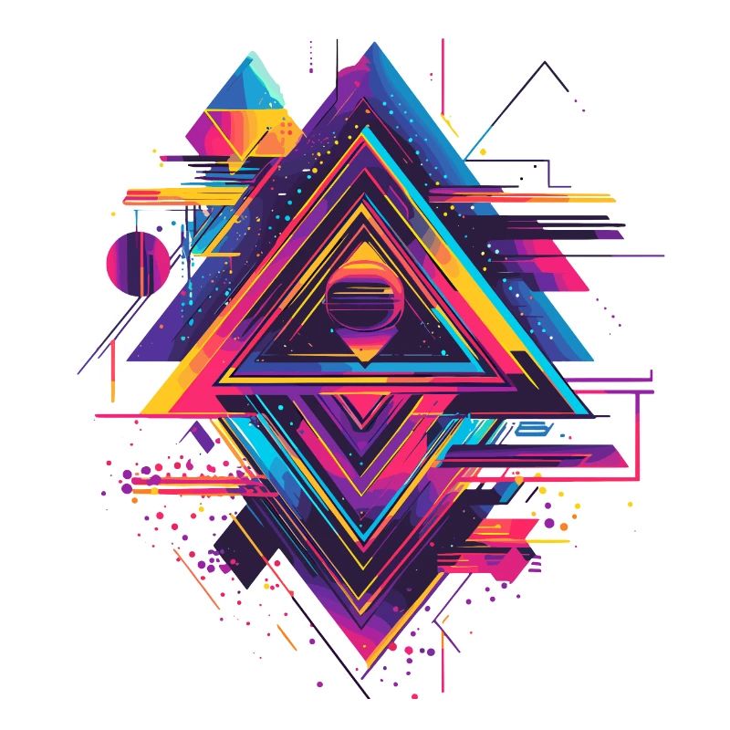 Futuristic Psychedelic Techno Trance 90s 80s