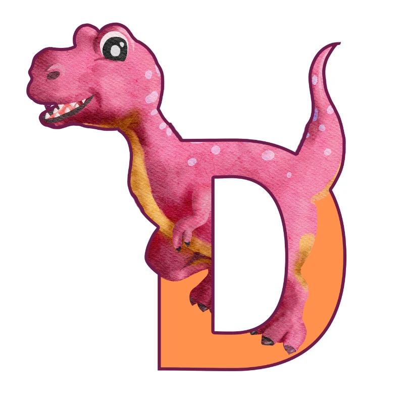D - DINOSAUR, customizable