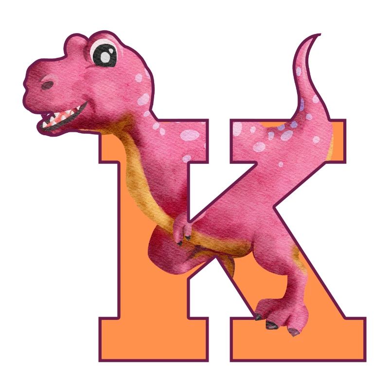 K - DINOSAUR, customizable