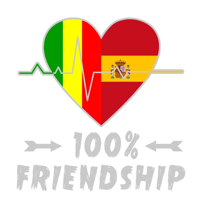 Mali and Spain 100% friendship