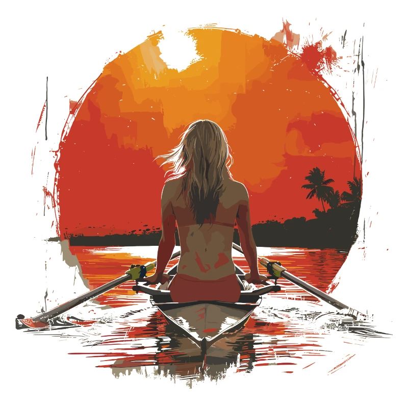 Rameur d’illustration