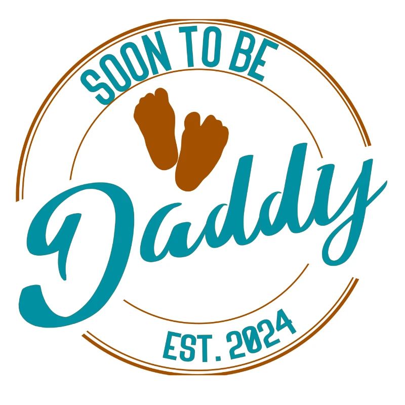 Soon to Be Daddy Gift for Expectant Fathers Colorful