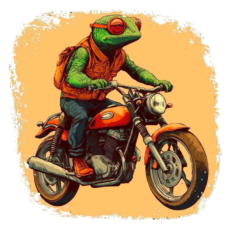 Chameleon Motorcycle / Motorcyclist Chameleon