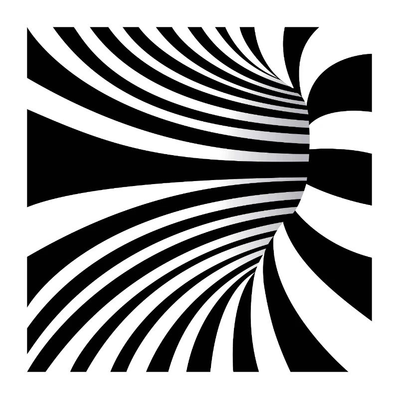Hypnotic Black and White Art