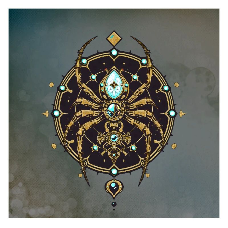 L’élégance dorée : l’araignée des secrets.