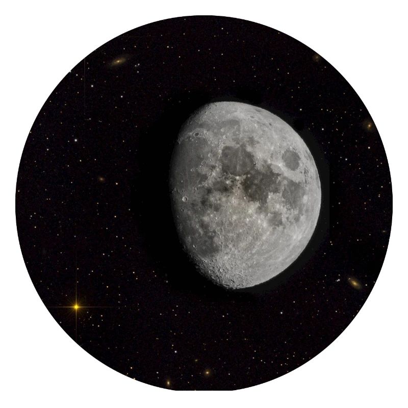 Lune et étoiles