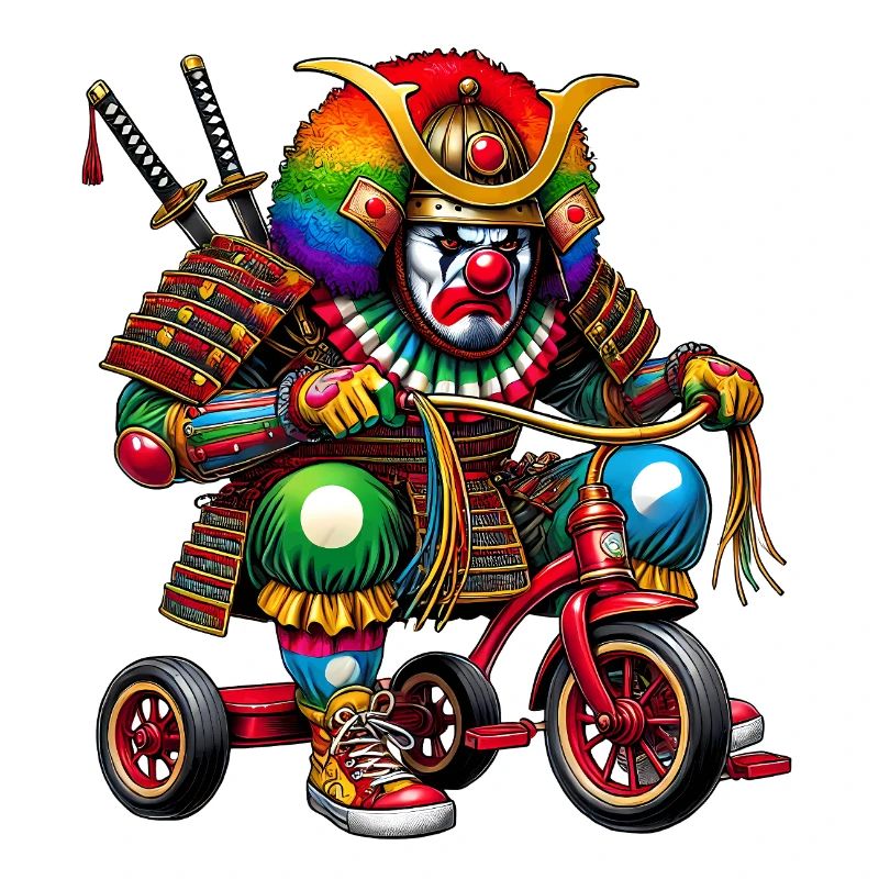 Clown samouraï