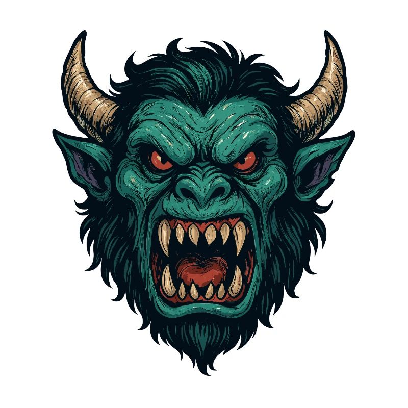Demonic Wyrm Face