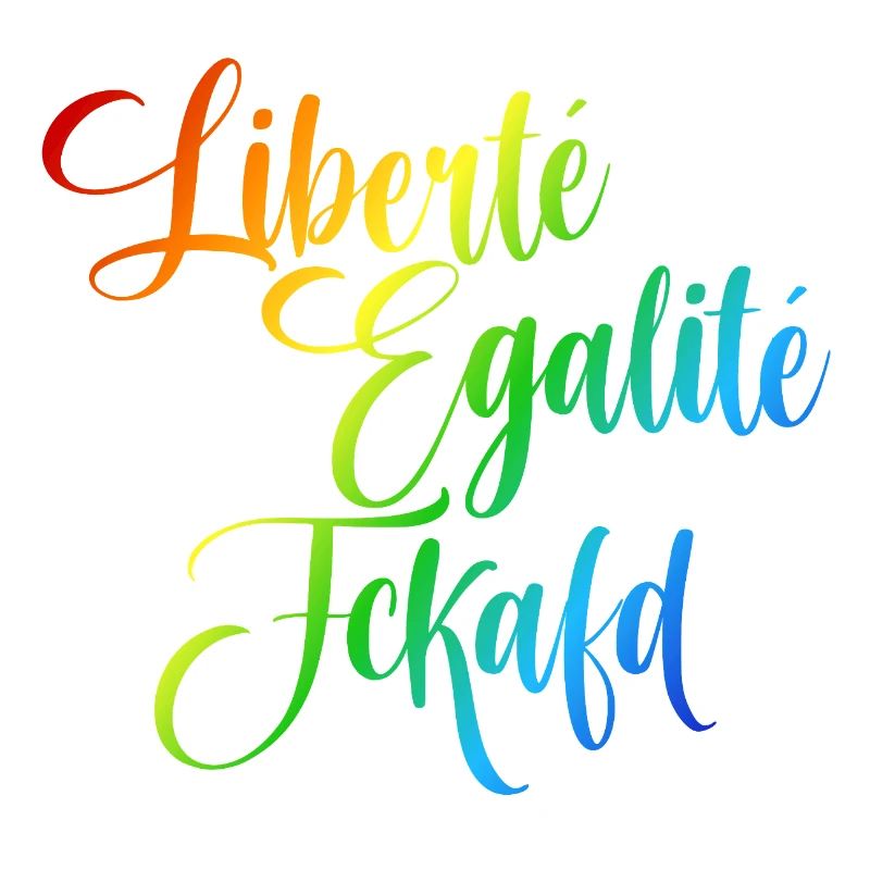 Regenbogen Liberté Égalité Fraternité