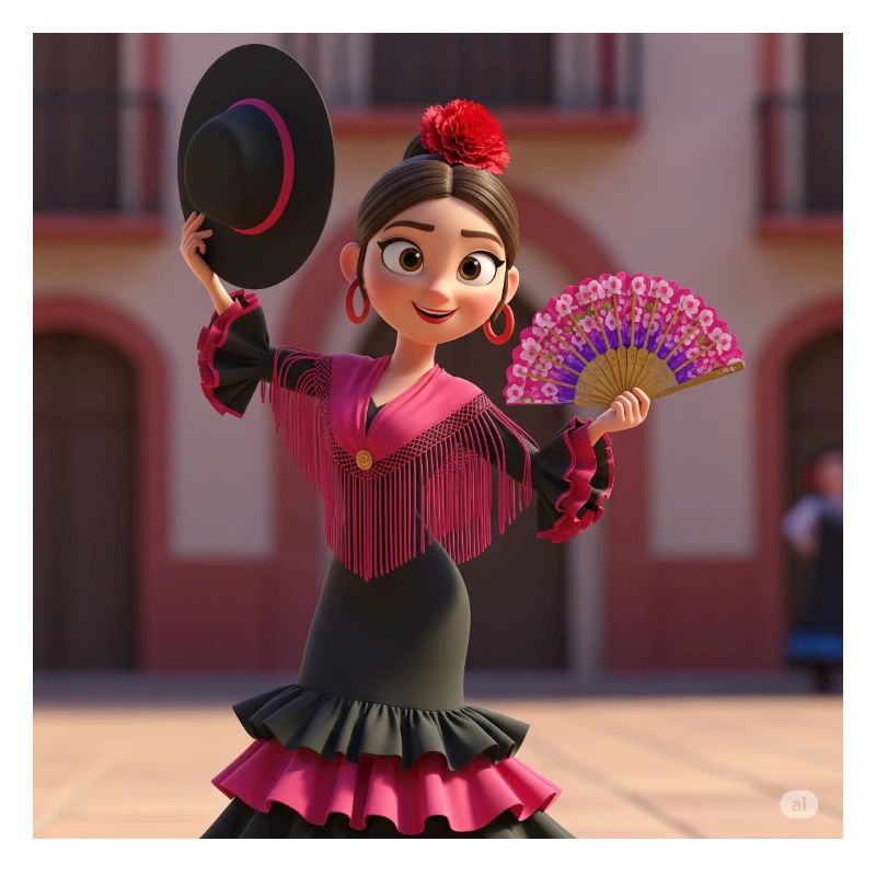Flamenco with art