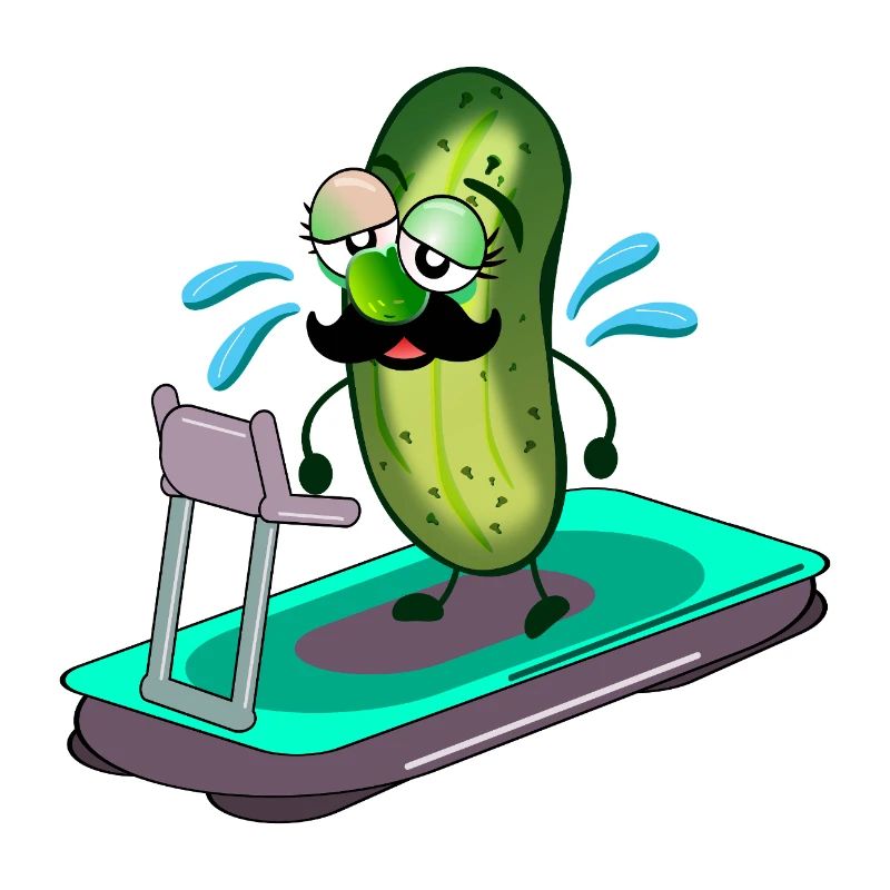 Tapis de course Papa Cornichons