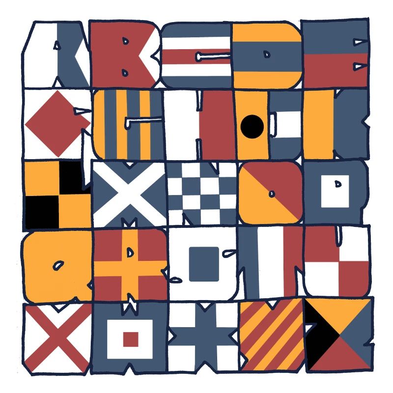 drapeaux nautiques