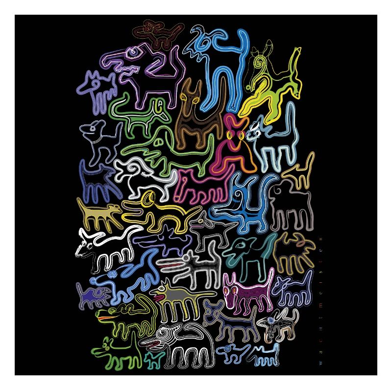 Bunte Hunde
