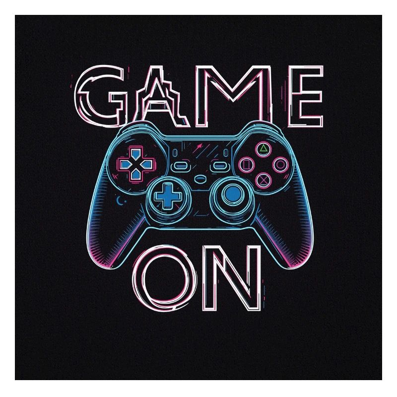 Neon Gaming Controller Design