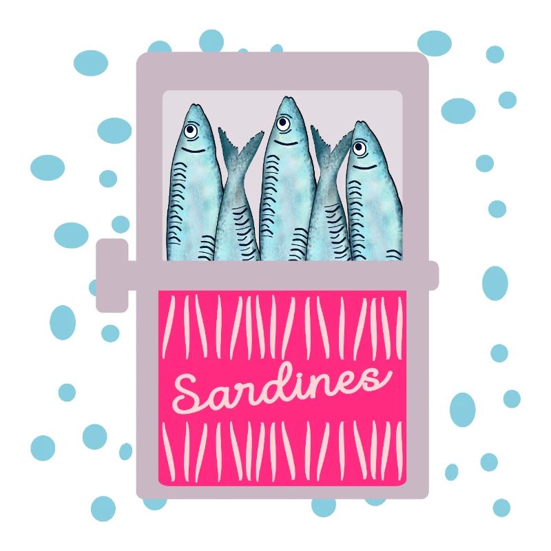 BOÎTE DE POISSON SARDINES BOÎTE DE POISSON