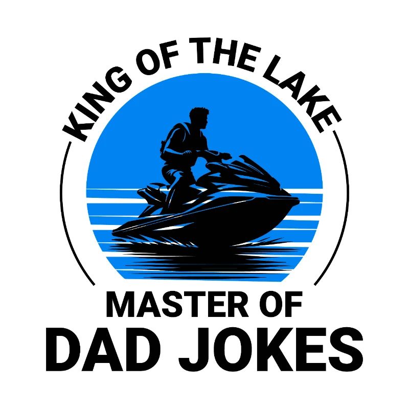 Funny Jet Ski Dad Joke Summer 