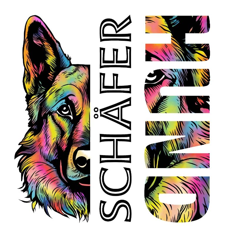 Bunter  Schäferhund