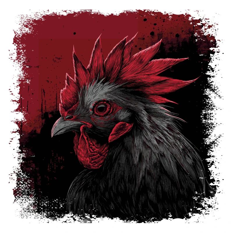 Portrait de coq