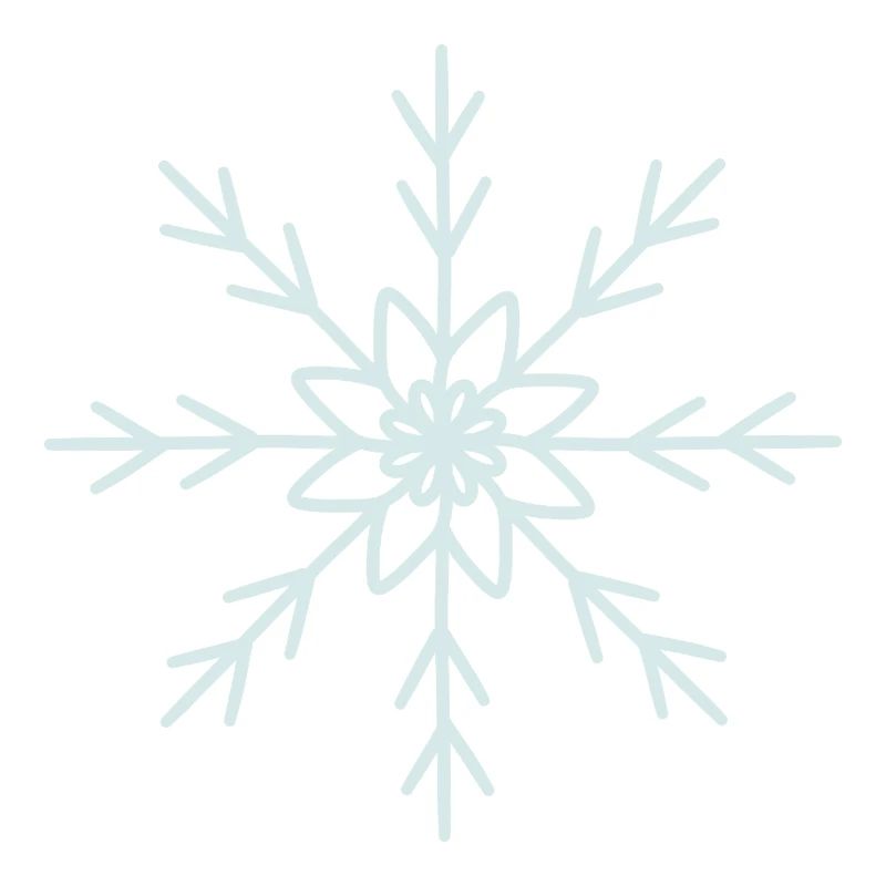 Elegant Snowflake Pattern Design