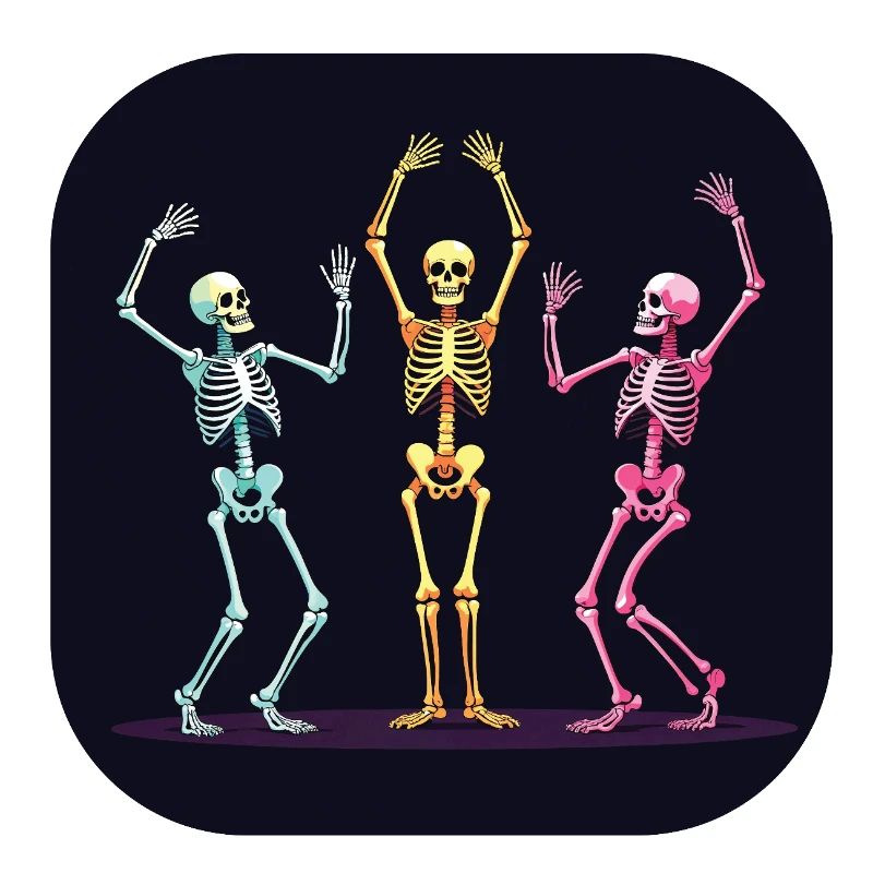 Halloween Skeleton Dancer Dancing