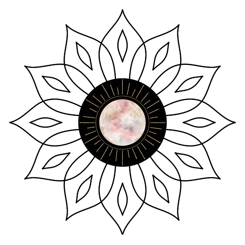 Mandala-Rosette