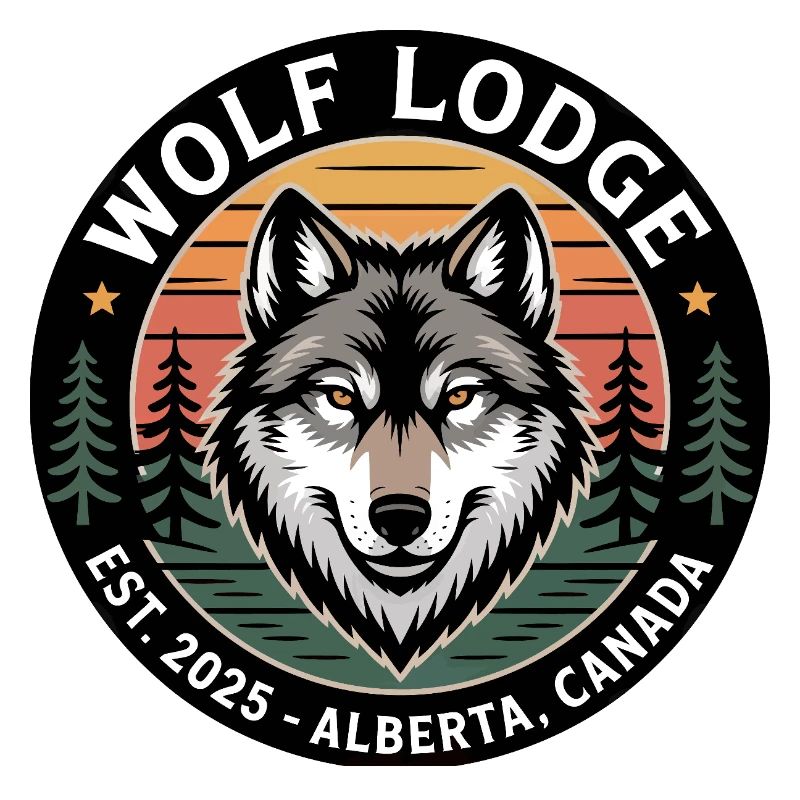 Wolf Lodge Alberta Emblem