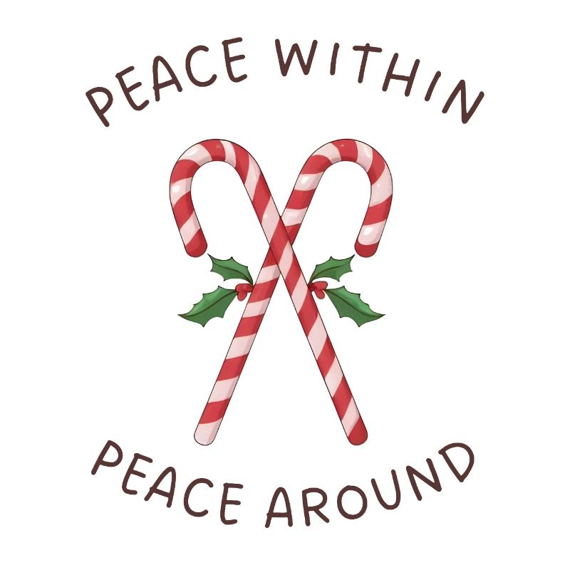Candy Canes Mistletoe – Peace Within Around