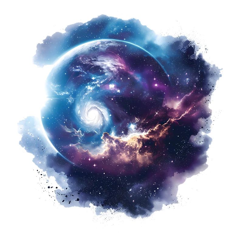 Cosmic Vortex Galaxy