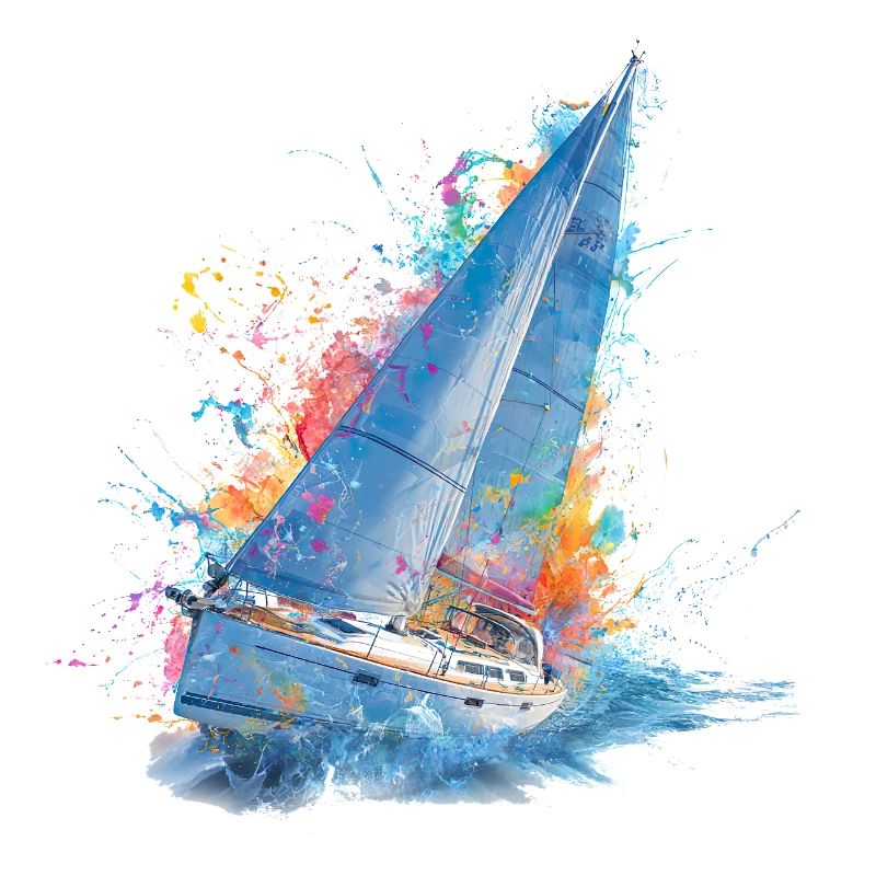 Explosion de couleurs de rêve de navigation