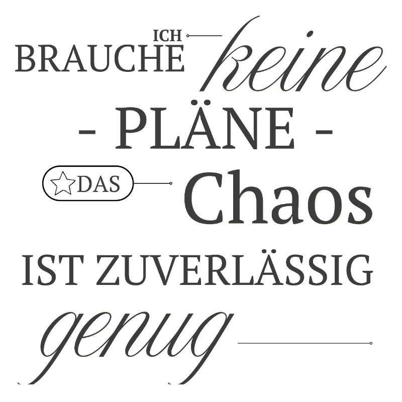 No plan, chaos is reliable enough