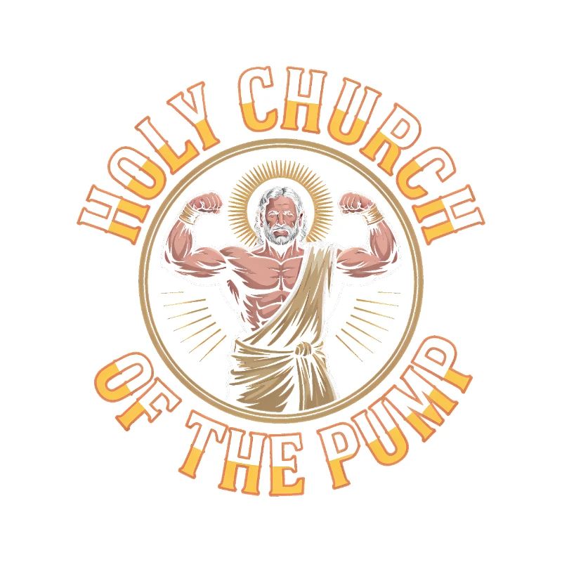 Sanctifiés soient tes gains - Funny Jesus Gym Meme