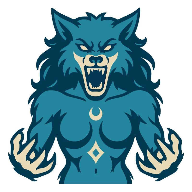 Conception de puissance Moonwolf