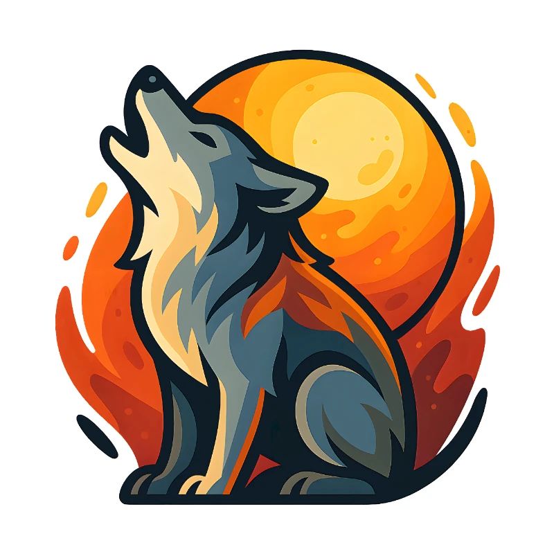 Wolf heult