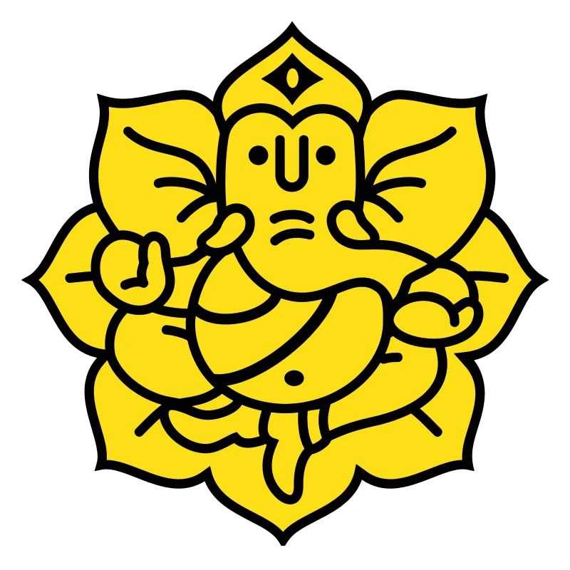 Ganesha Elephant No.02 (Colors changeable)